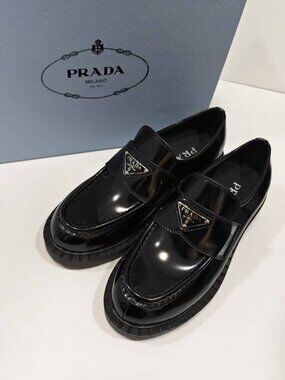 Prada Women's Black Loafers